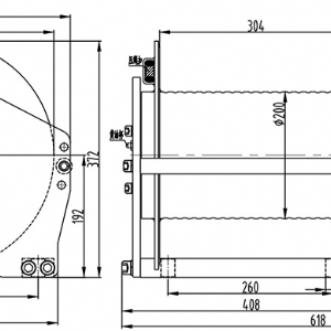 ST-20系列液壓絞車(內(nèi)置馬達(dá))